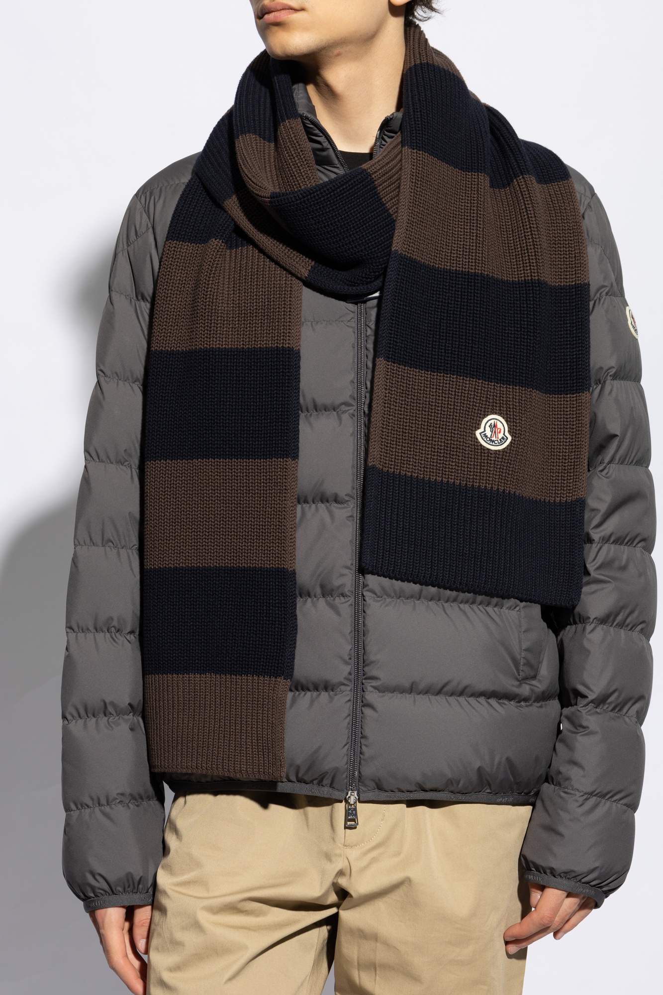 Moncler Cotton Scarf | Men's Accessories | Vitkac